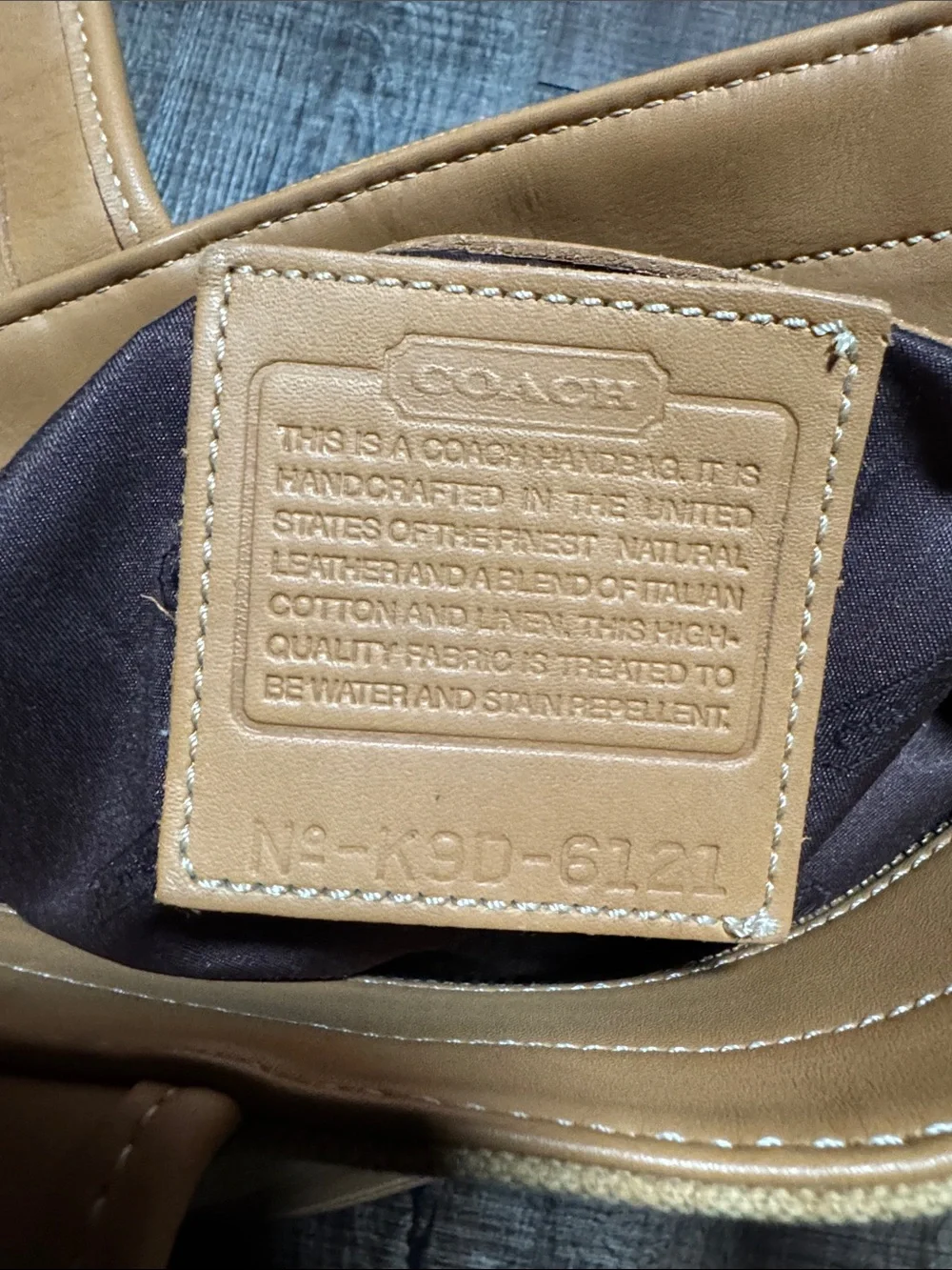 vintage Coach Bleecker satchel